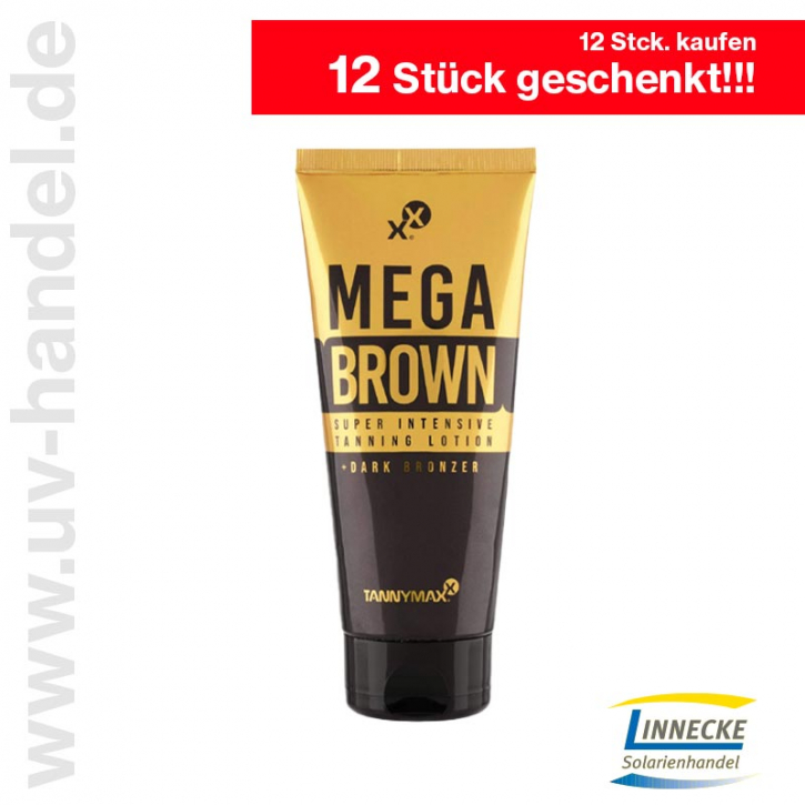 Tannymaxx - Mega Brown Super Intensive Tanning Lotion + Dark Bronzer 200ml